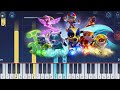 PAW Patrol - The Mighty Pups Theme Song - EASY Piano Tutorial