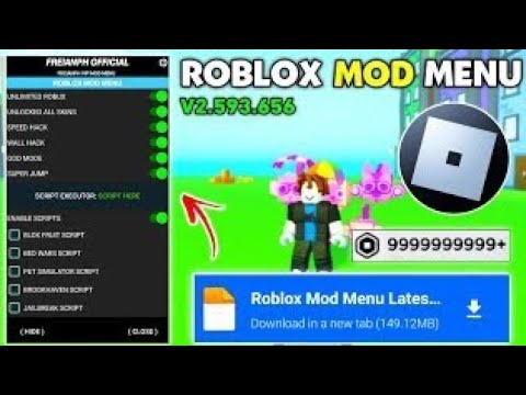 Roblox Mod Menu hack Apk 2023, Lastest Version v2.590.680