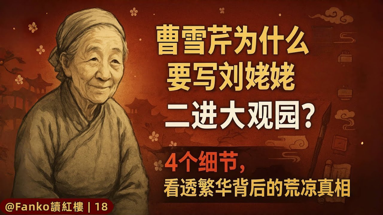 【萬字精讀】《紅樓梦》中最被嚴重低估的角色：劉姥姥憑什麼是曹雪芹筆下的終極生存哲學家？| 「Fanko讀紅樓 | 18」