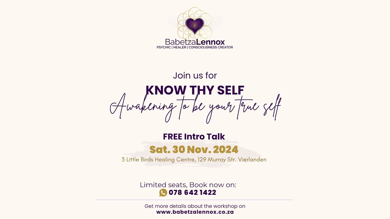 Know Thy Self - Awakening to be your true self - YouTube