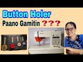 HOW TO USE PORTABLE SEWING MACHINE WITH BUTTON HOLER