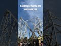 If saw, colossus and Hyperia could talk #thorpepark#sawtheride#colossus#hyperia#shorts