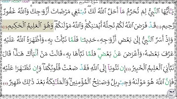 سورة التحريم (1 - 4) عبد الباسط عبد الصمد رحمه الله