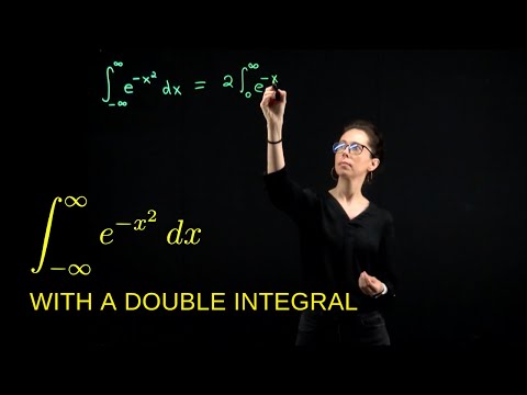 Integrate e^(-x^2) using a double integral, Multivariable Calculus