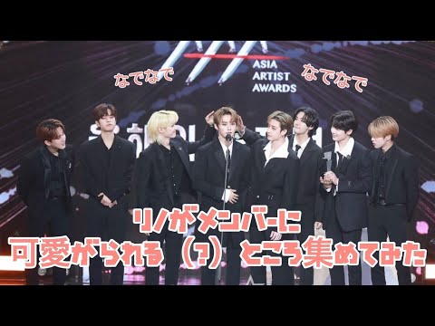Lee Know being doted on (?) by his members #StrayKids #skz