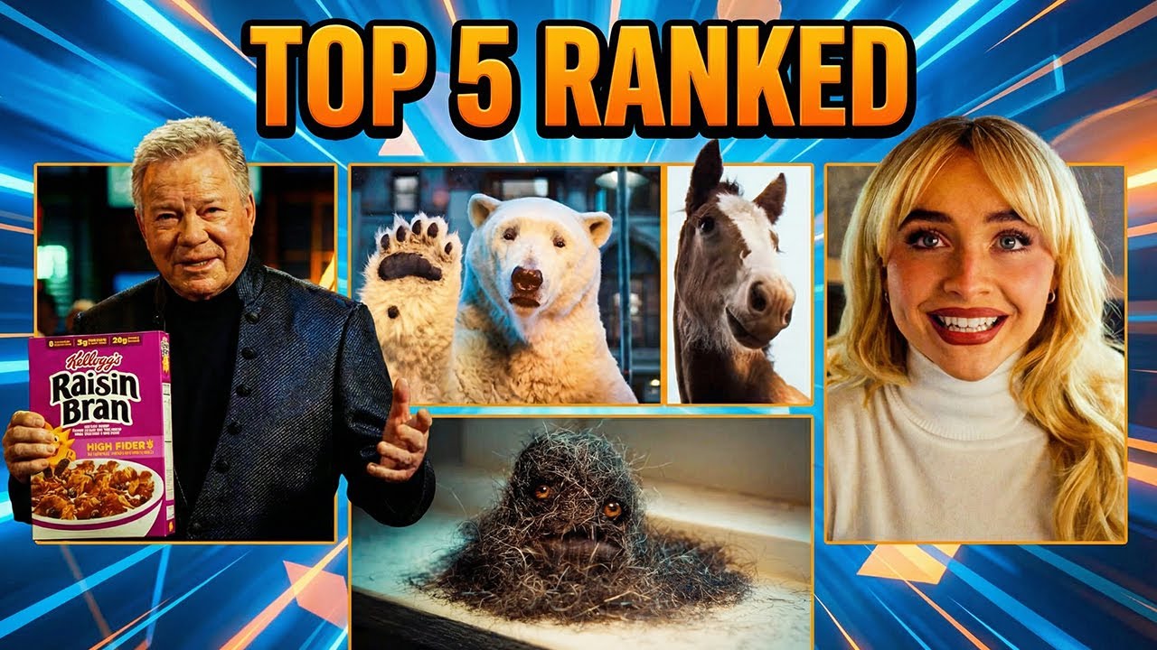 Top 5 Super Bowl Commercials 2026 RANKED Big Game Ads - YouTube