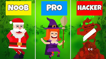 Bowmasters - Noob vs Pro vs Hacker Part #4