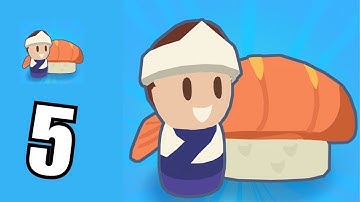 Idle Sushi House - Gameplay Walkthrough Part 5 -  (iOS, Android Gameplay) | LHT Gaming