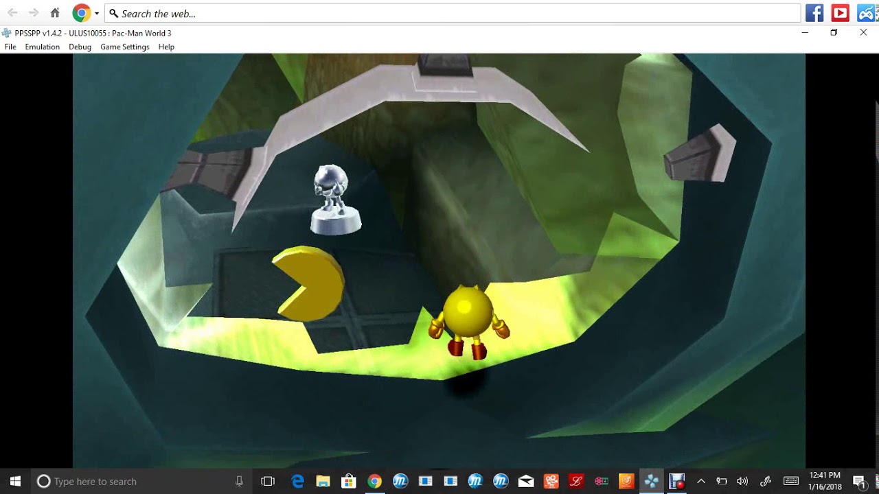 Why I kept falling in lava? [ Pac Man World 3 gameplay ] - YouTube