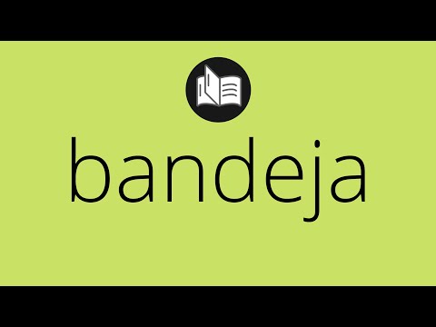 Video: ¿Cuál es el significado de bandeja de suministros?