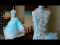 1/2 Scale 3d Lace Asymmetrical Ruffle Tulle Gown Tutorial