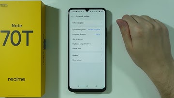Realme Note 70T: De positie van de terugknop wijzigen (de volgorde van de knoppen wijzigen)