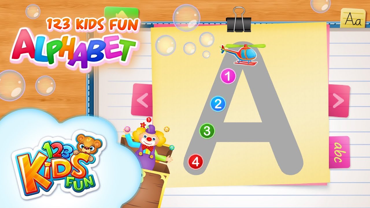 123 Kids Fun Alphabet 123 Kids Fun Apps Youtube