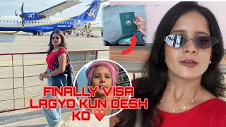 KUN COUNTRY KO VISA LAGYO TA 😢ABA BUDHA BUDHI  KO VET KAILE HUNXA BYE BYE NEPAL ❤️🥲