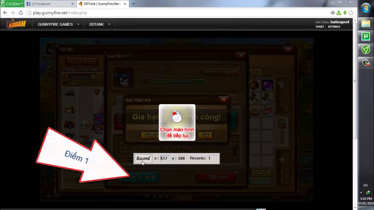 [Gbum] Bug túi quà VIP hàng ngày