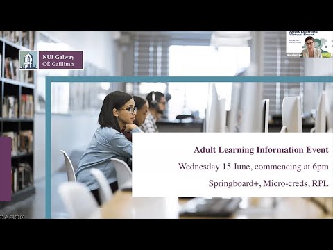 Adult Learning Information Session - Springboard, MicroCreds & RPL