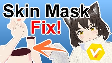 How to Fix Invisible Skin Texture and Skin Mask | VRoid Studio v1.29.0 Tutorial | 3D VTuber