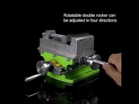 Координатный столик с тисками для сверлильного станка - YouTube