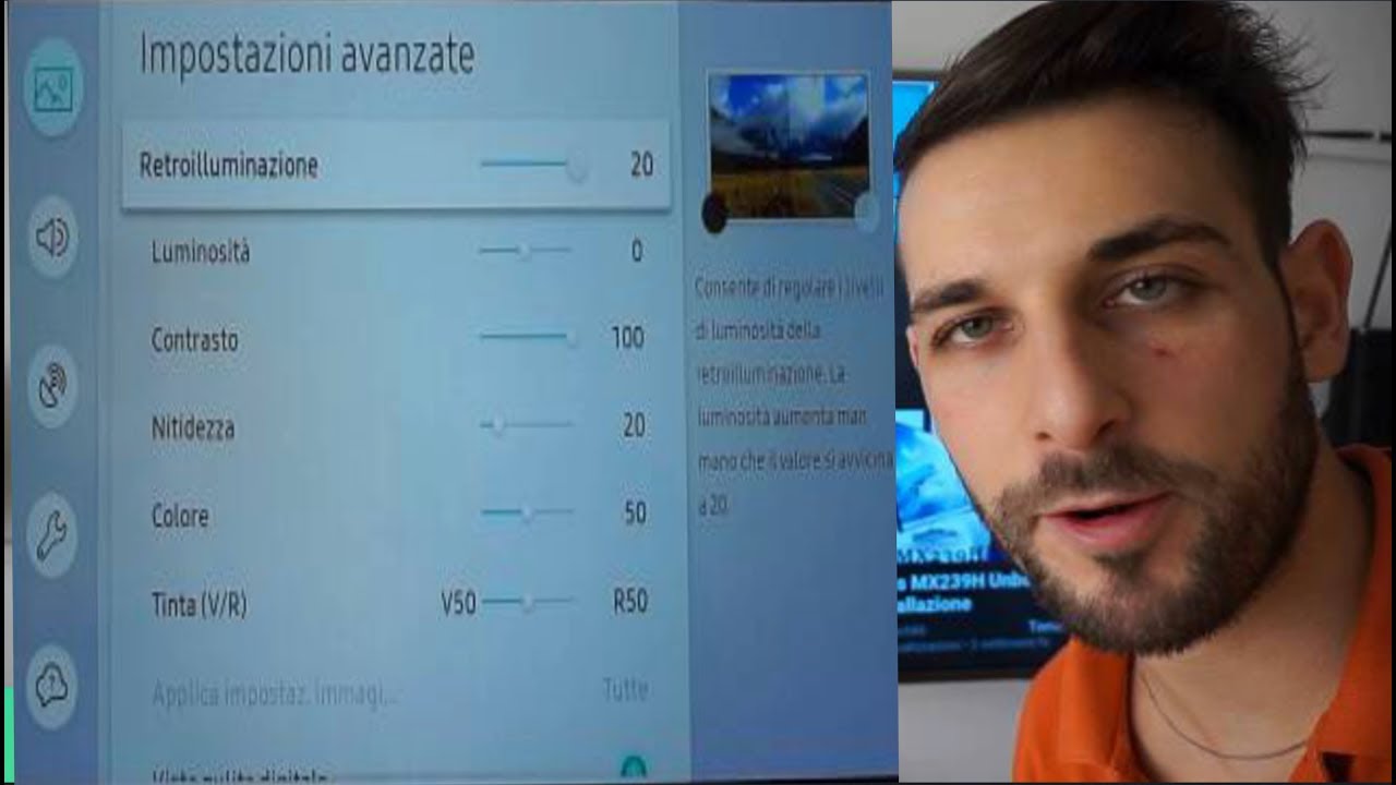 Come calibrare Samsung smart tv led YouTube Come calibrare Samsung smart tv led YouTube
