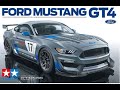 Tamiya 1/24 Ford Mustang GT4 preview [and completed plastic model kit.]