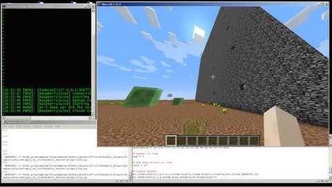 Лабиринт в Майнкрафт. Написан на Питоне.