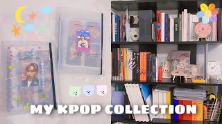 Большое видео про мою небольшую кпоп коллекцию (bts, stray kids, ateez и др) my kpop collection 2021