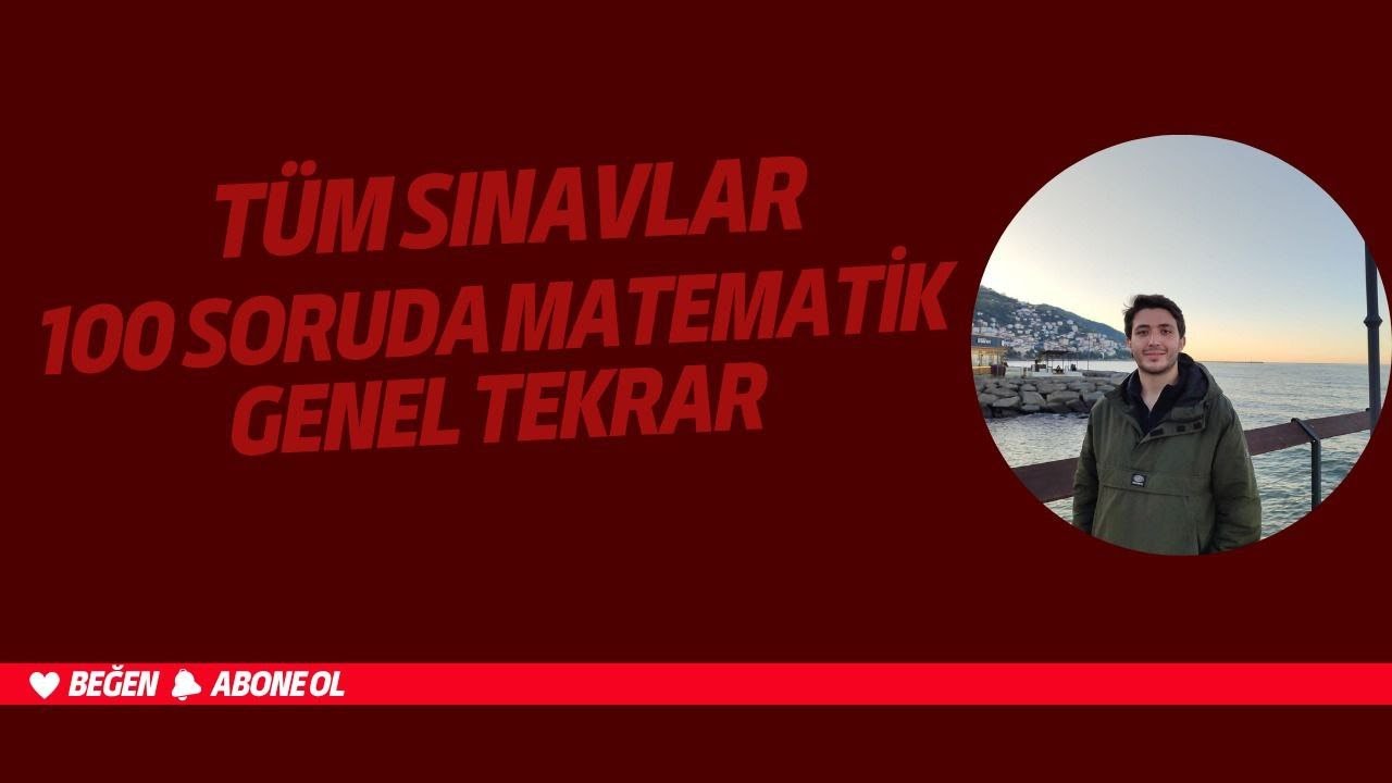 100 SORUDA KPSS/MEB-AGS MATEMATİK GENEL TEKRARI (+PDF) #mebags #kpss2025 #ales #dgs #geneltekrar