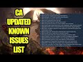 NEWS - CA Updated The Known issues List - Total War Warhammer 3 - Immortal Empires