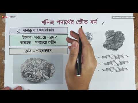 ভিডিও: খনিজ পদার্থের বিভিন্ন ভৌত ও রাসায়নিক বৈশিষ্ট্য কী?