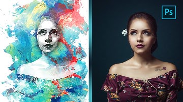 Watercolor Portrait Effect | Photoshop Tutorial