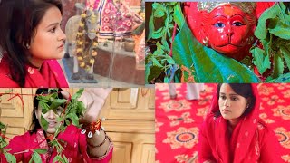 Aaj my ne hanuman dada ji keliye tulsi 🌿ka mala #youtube #vlog #lifestyle 