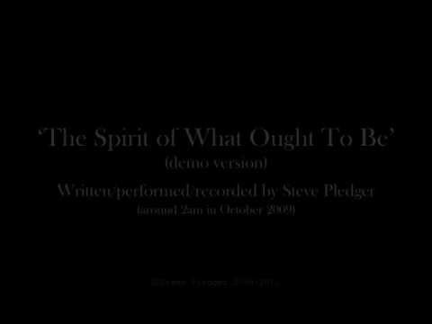 The Spirit of What Ought to Be - Steve Pledger