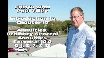 FN1140 - Ordinary General Annuities - 10.4  Example Problems