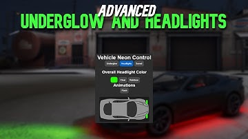 FiveM - FREE Advanced Underglow & Headlight System | Install & Showcase | FiveM Tutorial 2024