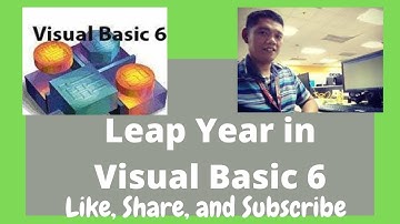 Leap Year in Visual Basic 6