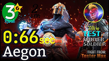 66 sec! AEGON 6* Rank3 [Synergy: Angela, W.Magneto, no-boost] ver.2 #aegon
