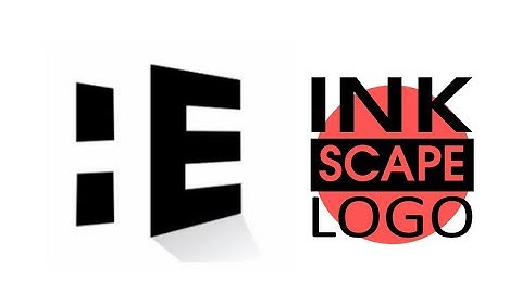 Minimal logo design INKSCAPE TUTORIAL | Negative Spacing Logo in Inkscape I Logo with shadow