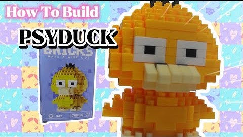 HOW TO BUILD PSYDUCK BRICKS || TUTORIAL STEP BY STEP ||BRICKS 047