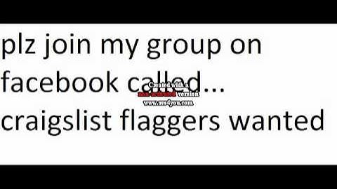 Craigslist Flagging 2014