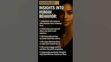 6 Psychological Truths About Human Behavior Most Ignore 🧠🕯️