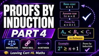 Proofs by Induction - LCHL Maths Tutorials - Part 4