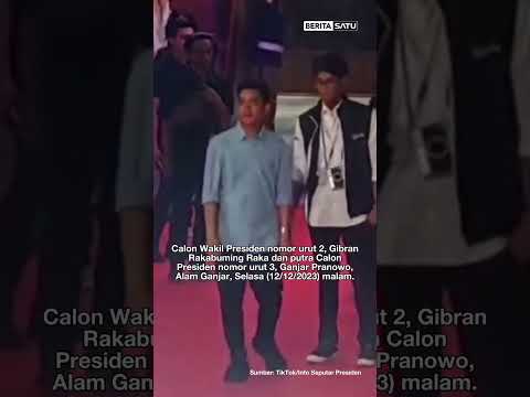 Momen Hangat Gibran dan Alam Ganjar Saat Debat Capres 2024 #beritasatu #debatcapres #pemilu2024 @BeritaSatuChannel