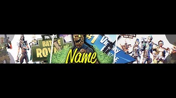 NEW FORTNITE BANNER TEMPLATE! (PHOTOSHOP/GIMP)