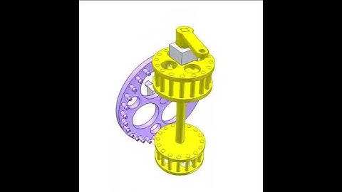 Cage gear for angular reciprocation 1