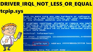 How To Fix The Blue Screen Of Death tcpip.sys Error