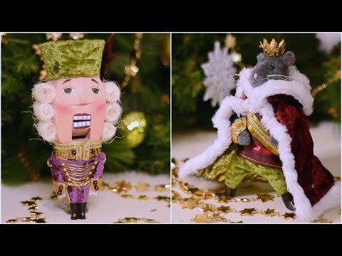 Символ года из тряпки для уборки! / DIY Щелкунчик и мышиный король