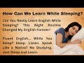 Can You Learn English While Sleeping Try This Sleep Listening Method Tonight 