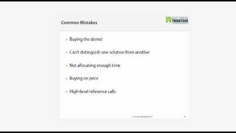 Top 5 Common Software Selection Mistakes