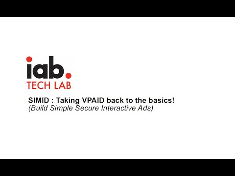 IAB Tech Lab SIMID Webinar