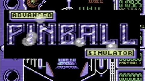 Advanced Pinball Simulator (C64) & Cheat POKE!